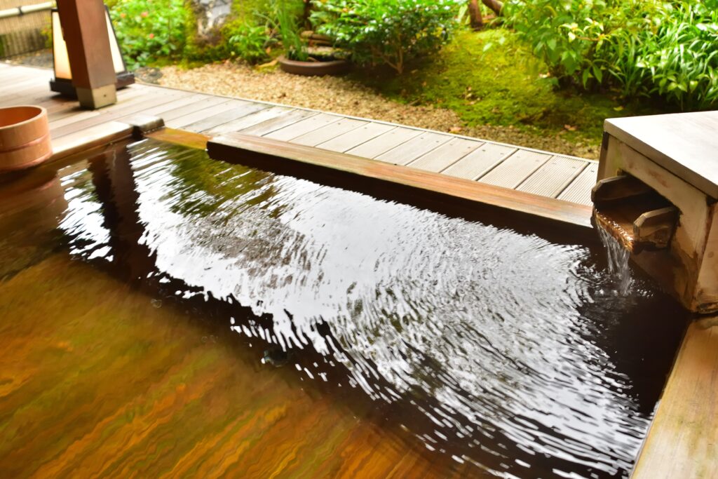 檜の庭園露天風呂